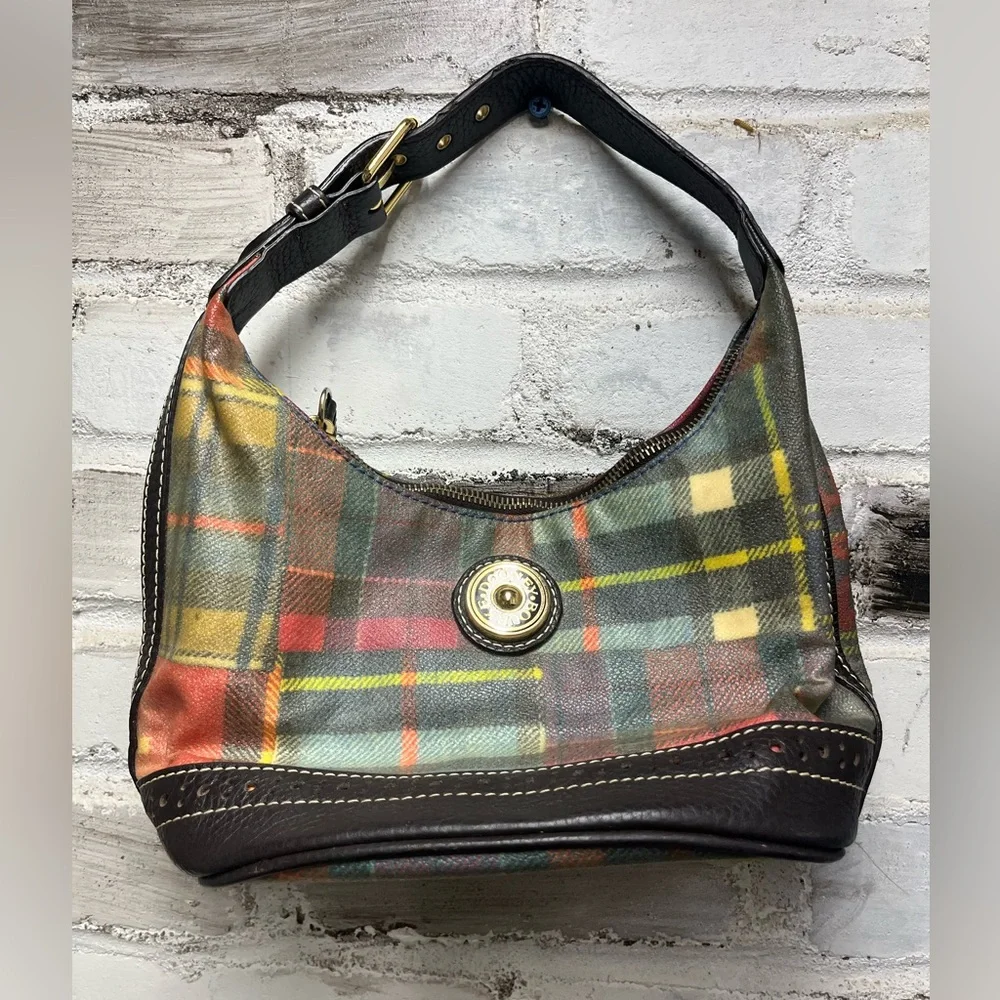 Vintage Plaid Dooney & Burke Bag - Picture 1 of 4